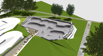 Burgess Park Skate Park Bowl and Urban Games